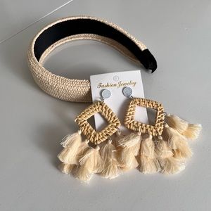 Woven Headband & Earrings BUNDLE! | NWT